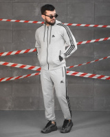 Чоловічий спортивний костюм Asler grey НП5219