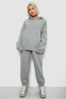 Спортивний костюм жіночий на флісі, колір сірий, 247R2011K