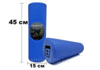 Масажний ролер EasyFit Foam Roller 45 см Синій