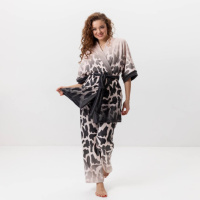 Комплект женский из плюшевого велюра штаны и халат Нежность 3448_S 16075 S