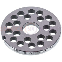 Решітка для м&aposясорубки Lame Italia 100750 10mm D=81,6mm (з пазом) Unger H82 (PRH10)