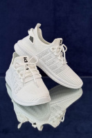 Кроссовки мужские текстиль, цвет белый, 243RF68-1