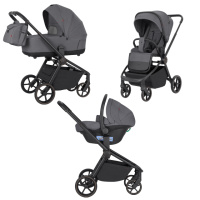 Коляска універсальна CARRELLO Epica CRL-8511 (3in1) Iron Grey /1/