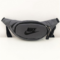 Бананка брендовая тканевая Nike. Цвет: серый. PG-332 Модель: 65685