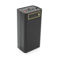 Power bank Voltronic T21-PD под 21х18650, Digital display, Output: 22.5W, Micro-USB, Type-C, Lightning, ABS, PVC, Black, BOX