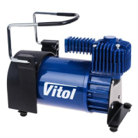 Компрессор VITOL K-55 150psi/23Amp/50л/шланг 5,0м/клеммы/с дефлятором