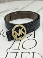 Ремінь унісекс Michael Kors чорний золото