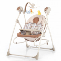 Колыбель-качели CARRELLO Nanny 3в1 CRL-0005  Baby Tilly, Beige Stripe