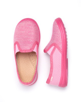 Слипоны детские розовые