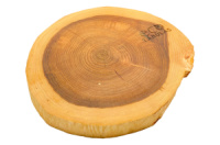 Доска разделочная Eco Tabulas 210 x 200 x 30мм круглая без коры Lux (ас41)