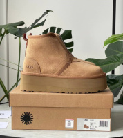 Зимові жіночі уггі Ugg Neumel Platform Zip Slipper (36-41)