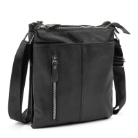 Шкіряний месенджер на три відділи 73639A