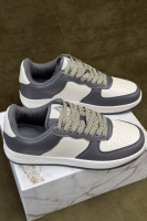 Кросівки чоловічі, колір біло-сірий / 266