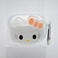 Силиконовый 3D чехол для наушников Apple AirPods Pro 1/2 Hello Kitty
