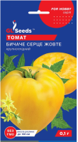 Насіння Томату Бичаче серце жовтий; (0.1г), For Hobby, TM GL Seeds