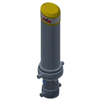 Гідроциліндр FC A191-5-05405-020-K0343 фронтальний з кожухом HYVA, 70527406