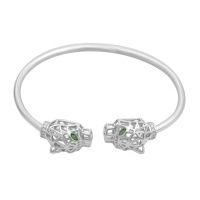 Серебряный браслет CatalogSilver с фианитами, вес изделия 11,29 гр (2145004) 18 размер