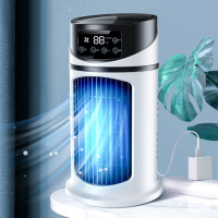 Настольный вентилятор BYM-901S с питанием от USB и функцией увлажнения white