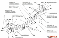 Тягово-сцепное устройство Nissan Qashqai (включая Qashqai+2) (2006-2014)