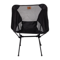 Кресло туристическое складное 55х55х70 см для кемпинга на природу в чехле Черное HP-Y-1