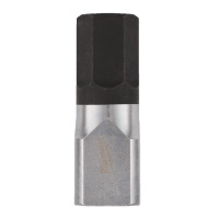 Головка торцева хромована 1/2'' MILWAUKEE з бітою Hex, 19мм
