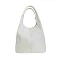 БІЛА - формат А4 - якісна та елегантна сумка на блискавці овальної форми (Луцьк, 815)