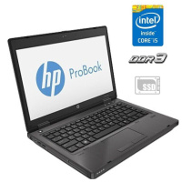 Ноутбук Б-класс HP ProBook 6470b / 14« (1366x768) TN / Intel Core i5-3210M (2 (4) ядра по 2.5 - 3.1 GHz) / 4 GB DDR3 / 120 GB SSD / Intel HD...