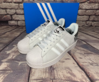 Мужские кроссовки Adidas Superstar (Белые)