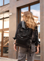 Жіноча сумка еко шкіра чорна