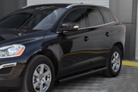 Боковые трубы BB004 Черные (2 шт, Нержавейка) для Volvo XC60 2009-2017 гг