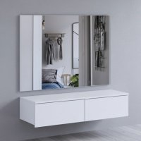 Комплект мебели Doros Левия + зеркало Белый 100х32х100 (42005235)