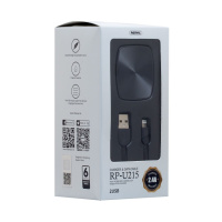 Мережевий Зарядний Пристрій Remax RP-U215 Lightning 2 USB 2.4A