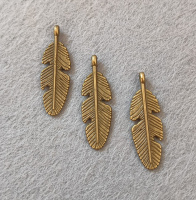 Подвеска/ Размер - 3×0.9см. Цвет - бронза/ Цена за 1 шт.