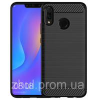 Чехол Carbon Fiber для Huawei P Smart Plus / Huawei P Smart+ / Nova 3i