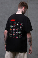 Оверсайз футболка Without з принтом Track Black