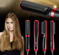 Гребінець-випрямляч для об'єму та розгладжування волосся Hair Straightener HQT-908 Щітка - праска для волосся 2 в 1