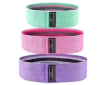 Набор тканевых фитнес резинок Luting Hip resistance bands 3 штуки