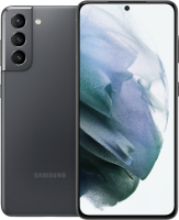 Смартфон Samsung Galaxy S21 (G991B) 8/256GB Phantom Black, 2 SIM 5G 6.2« Exynos 2100 NFC GPS IP68 4000 мА·ч б/в