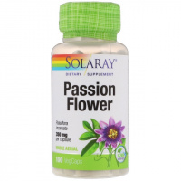 Пассифлора, Passion Flower, Solaray, 100 капсул