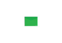 Папка-конверт А4 непрозора на кнопці Economix, 180 мкм, фактура «помаранч», зелена