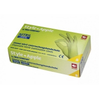 Перчатки нитриловые «Style Apple» (Cалатовый) S