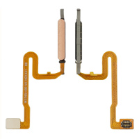 Шлейф для Xiaomi Redmi Note 10 Pro с бронзовым сканером отпечатка пальца