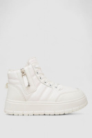 Кросівки жіночі зимові на хутрі, колір білий, 248RMB06