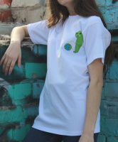 Белая футболка Ripndip c инопланетянином