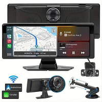Мультимедіа 10.26'' Auto Carplay, з відеореєстратором, 2-kam, wireless ,Auto Carplay, dvr, wifi, Bluetooth, FM. T26D