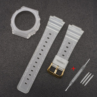 Комплект ремінець та безель Casio accessories для G-Shock GA-2100/GA-2110 напівпрозорий (1051-0810)