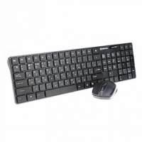 Клавиатура REAL-EL 9010 Kit Wireless Black + мышь