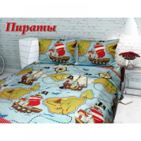 Комплект дитячої постільної білизни Пірати, Бязь Люкс, Тіротекс,