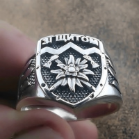 ​Перстень «10 ОГШБр - Зі Щитом» (срібло)