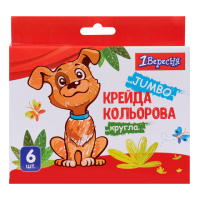 Мел цветной круглый Yes Zoo Land 400440 6 цветов